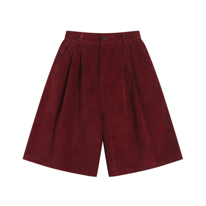 Fashion Personality Corduroy Loose Shorts Men Ooho