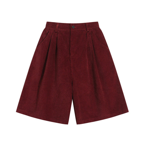 Fashion Personality Corduroy Loose Shorts Men Ooho