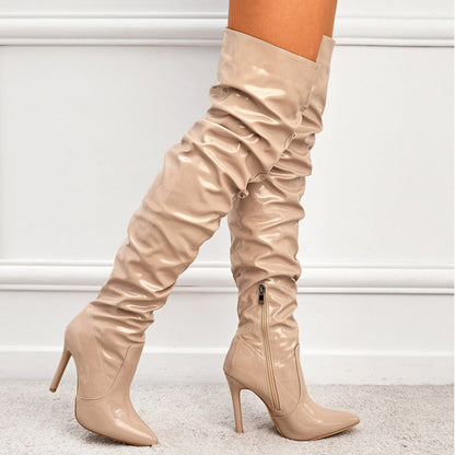 Knee High Long Boots Women Fashion Super High Heel Party Shoes Ooho