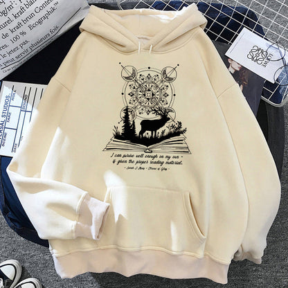 Acotar Hoodies Women Japanese Gothic Aesthetic Hood Female Ooho