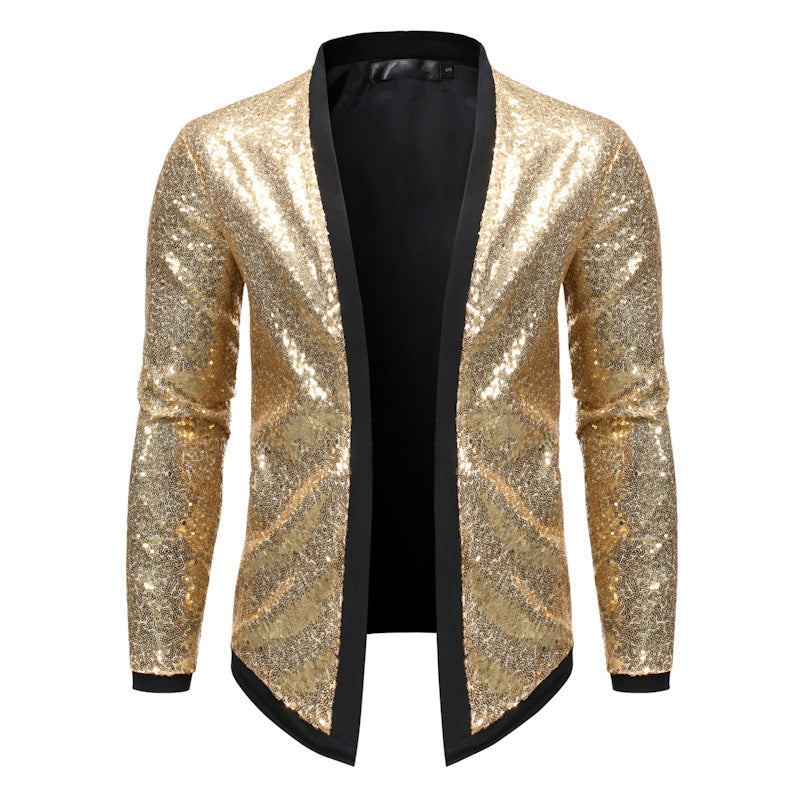 Men's Fashion Casual Performance Party Cardigan Jacket Ooho