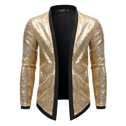 Men's Fashion Casual Performance Party Cardigan Jacket Ooho