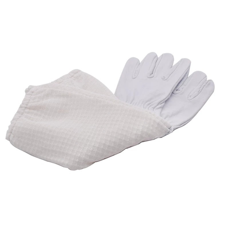 Protection Products Three-layer Breathable Mesh Sheepskin Anti-bee Gloves Ooho