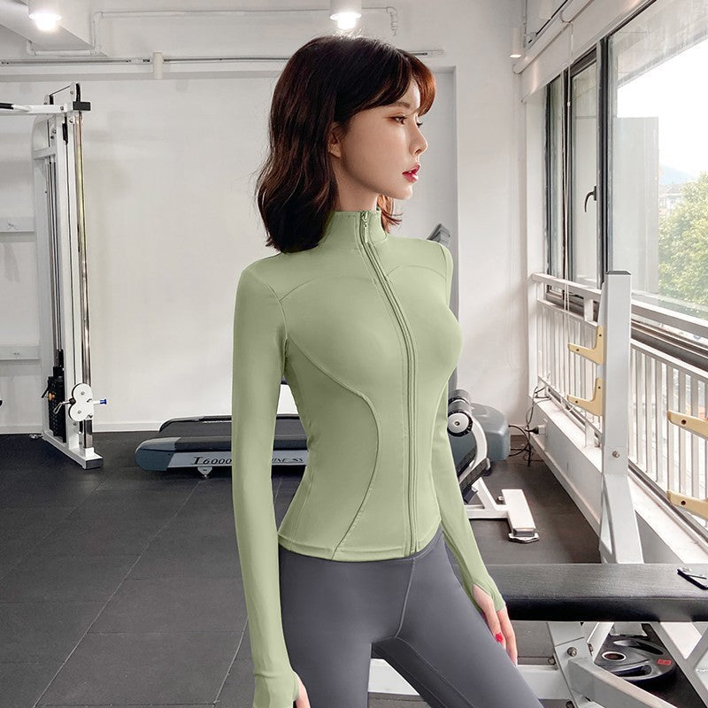 Women’s Summer Sun Protection Yoga Jacket – Lightweight Sports Coat for Outdoor Fitness Ooho
