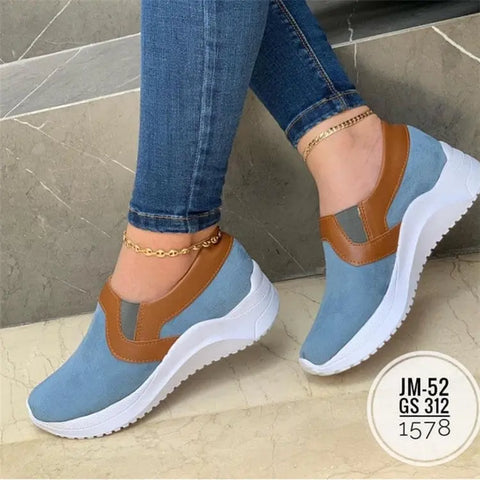 Flat Sneakers Women Breathable Walking Shoes Ooho