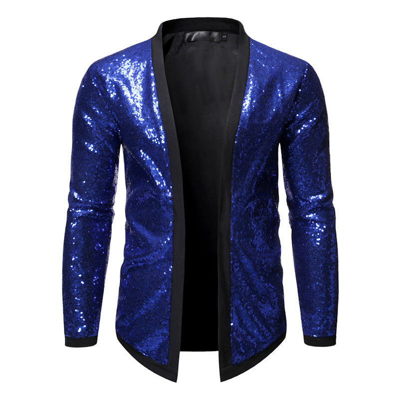 Men's Fashion Casual Performance Party Cardigan Jacket Ooho