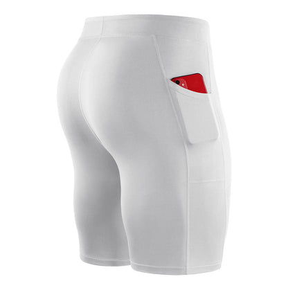 Men Outdoor Running Shorts Male Board GYM Exercise Fitness Leggings Ooho