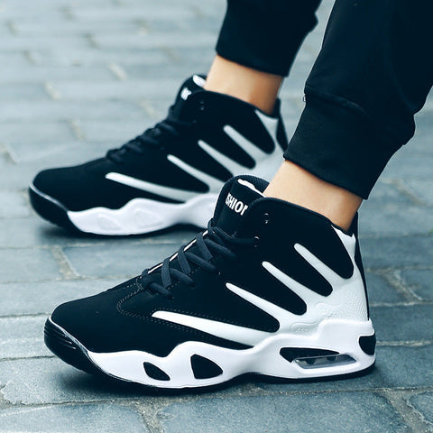 Men Air Cushion Basketball Shoes Wear-resistant Sneakers For Men Hommel Basketball Boots Sneakers Men Ooho