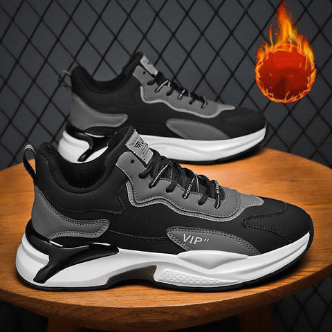 Fashion Black White Sneakers Casual Outdoor Lightweight Breathable Sports Shoes For Men Ooho