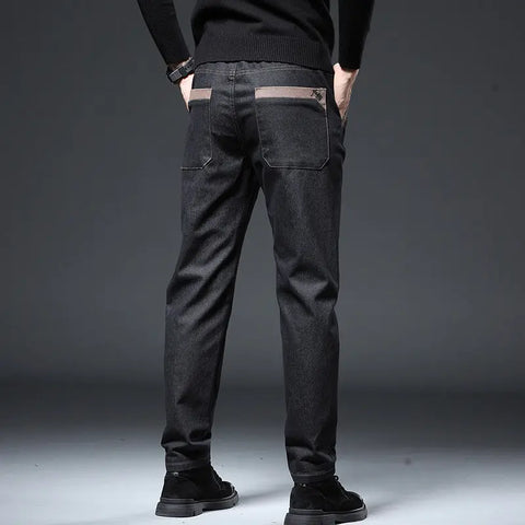 Embroidery Trend Slim Straight Pants Men Ooho
