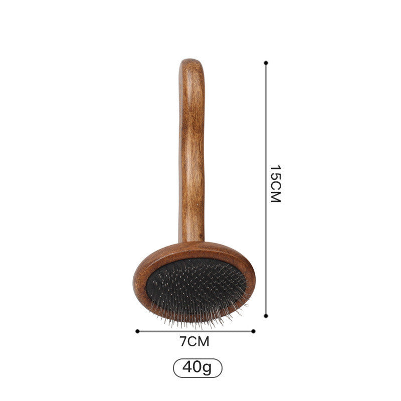 Pet Comb Solid Wood Antique Hair Removing Products Ooho