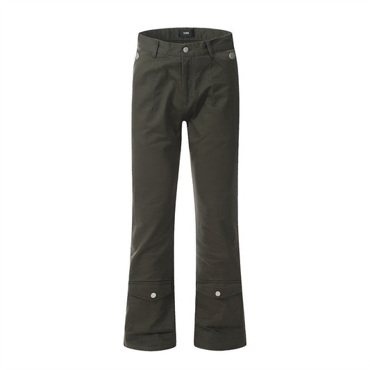 Fashion Slightly Flared Casual Pants Men Ooho