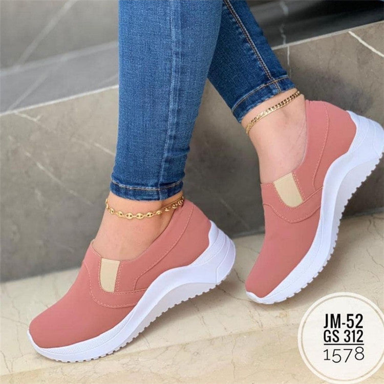 Flat Sneakers Women Breathable Walking Shoes Ooho
