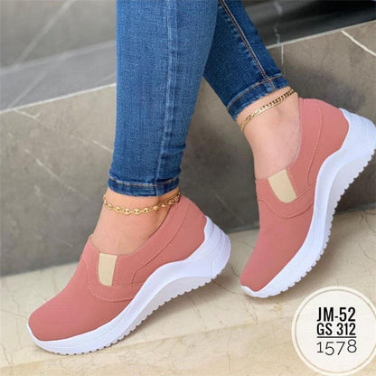 Flat Sneakers Women Breathable Walking Shoes Ooho
