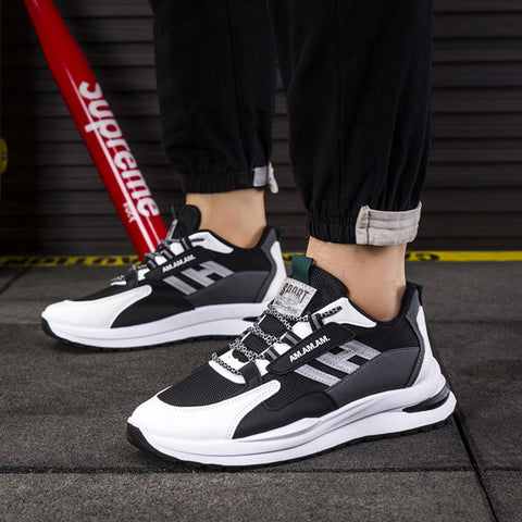 Men Sneakers White Sports Shoes Running Walking Ooho