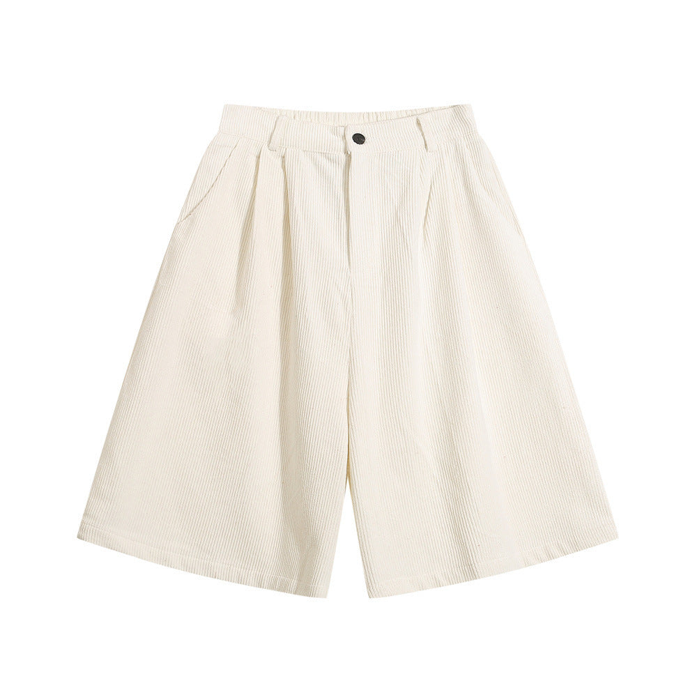 Fashion Personality Corduroy Loose Shorts Men Ooho