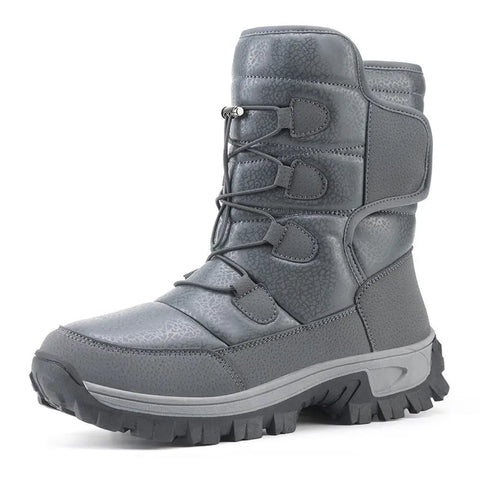 Men And Women Fleece-lined Warm Snow Boots Ooho 