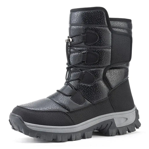 Men And Women Fleece-lined Warm Snow Boots Ooho 