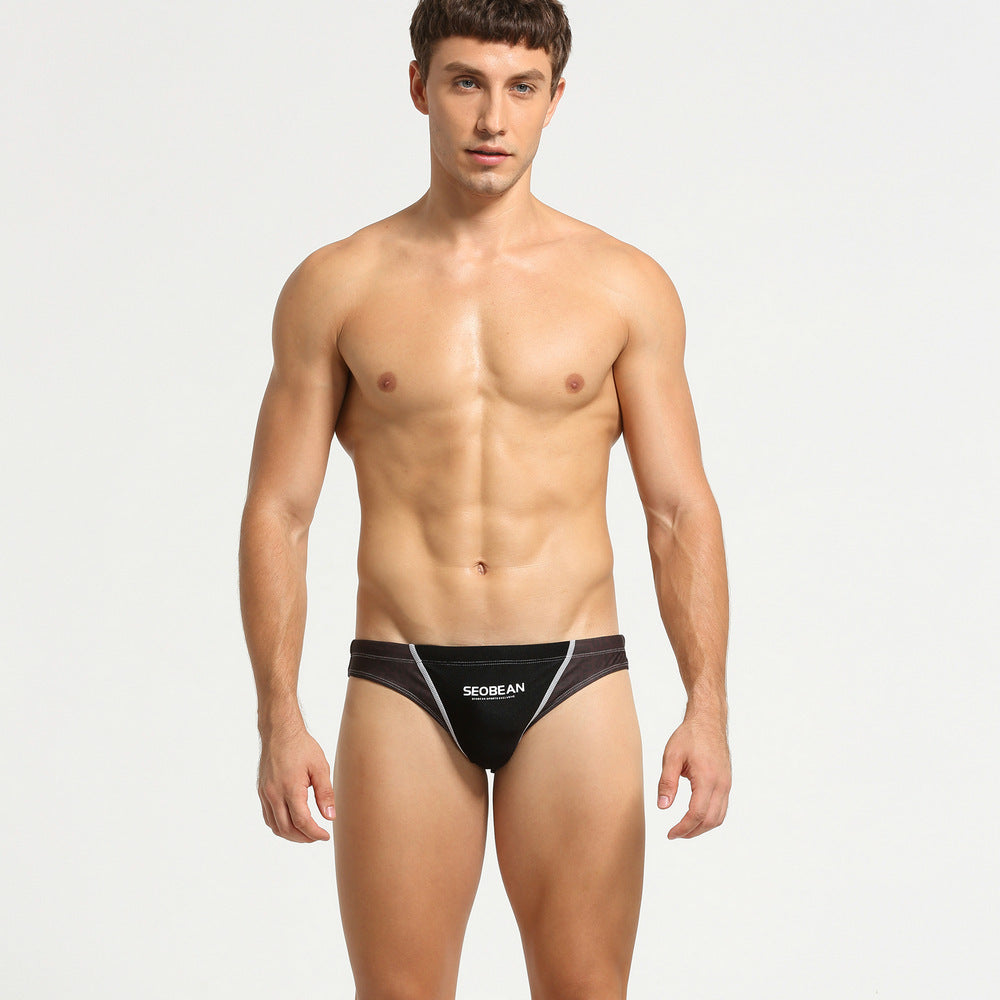 Color Matching Men Swimming Briefs Ooho