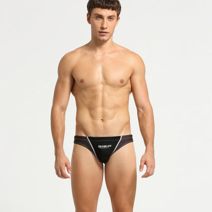 Color Matching Men Swimming Briefs Ooho