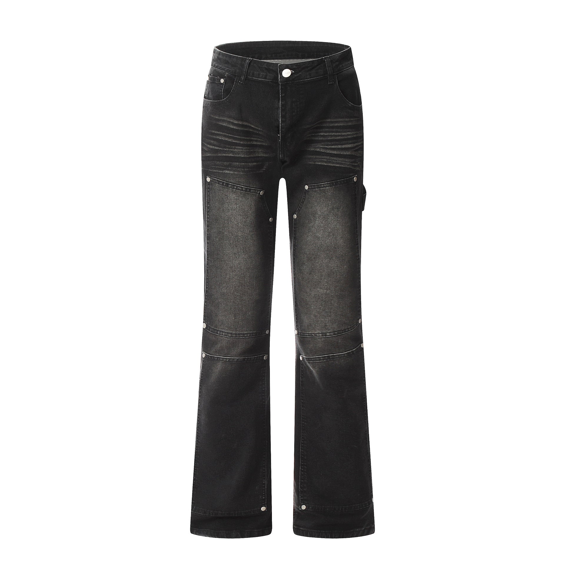 Women’s Washed High Street Vintage Skinny Jeans | Trendy Slim Fit Denim Pants Ooho