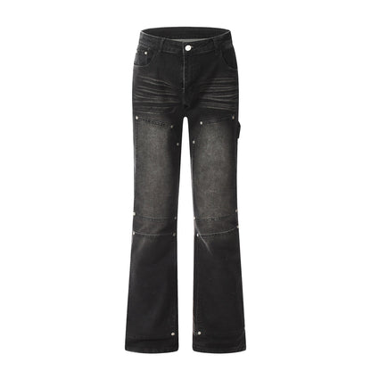 Women’s Washed High Street Vintage Skinny Jeans | Trendy Slim Fit Denim Pants Ooho