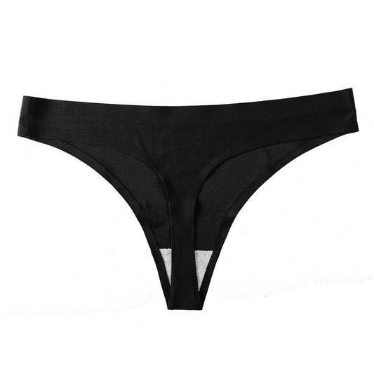 Printed Breathable One Piece Low Waist Thong Women Ooho