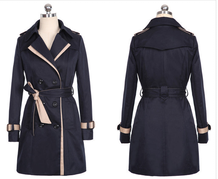 Ladies Autumn Trench Coat for Women | Stylish Winter Long Coat | Elegant Women's Outerwear for Fall & Winter Ooho