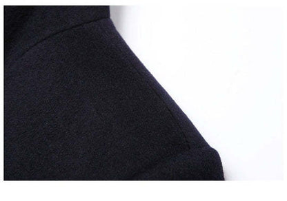 Woolen Coat Men Autumn And Winter Middle-Aged Men Ooho