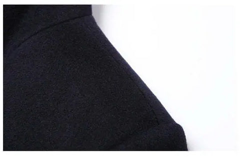 Woolen Coat Men Autumn And Winter Middle-Aged Men Ooho