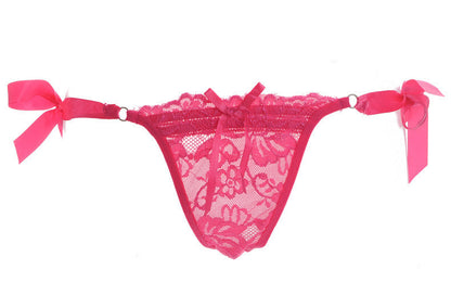 Ladies Knit Lace-up Thong Underwear Thong Ooho