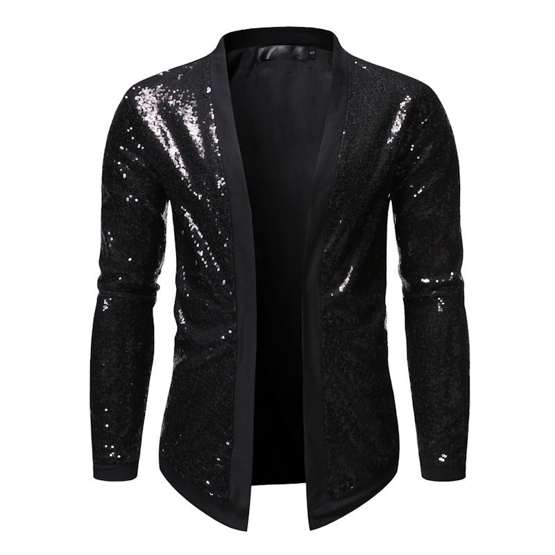 Men's Fashion Casual Performance Party Cardigan Jacket Ooho