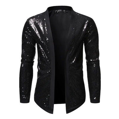 Men's Fashion Casual Performance Party Cardigan Jacket Ooho