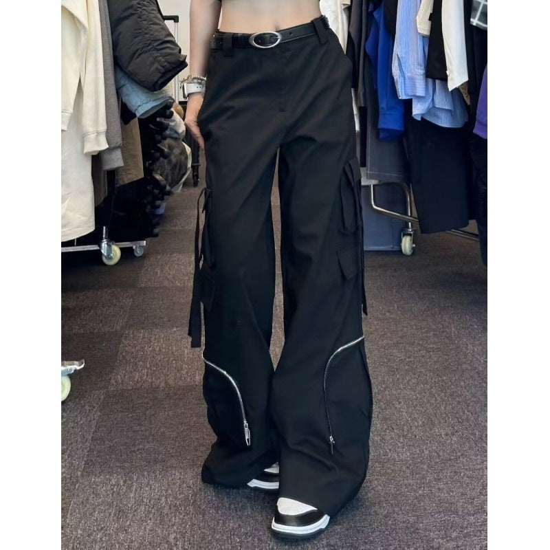 Women’s American-Style Black Casual Pants | Professional Working Wear Trousers for Comfort & Style Ooho