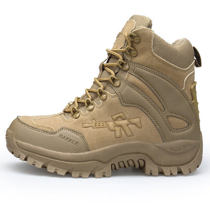 Large Size Army Fan Outdoor Hiking Shoes For Standing Boots Tactical Desert Shoes Military Boots Men Ooho