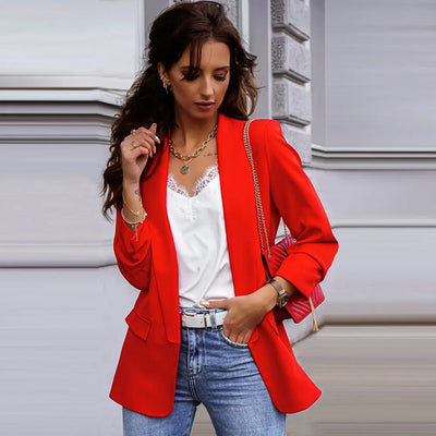 Elegant Blazer for Women | Loose Fit Blazer Jacket for Stylish Look Ooho