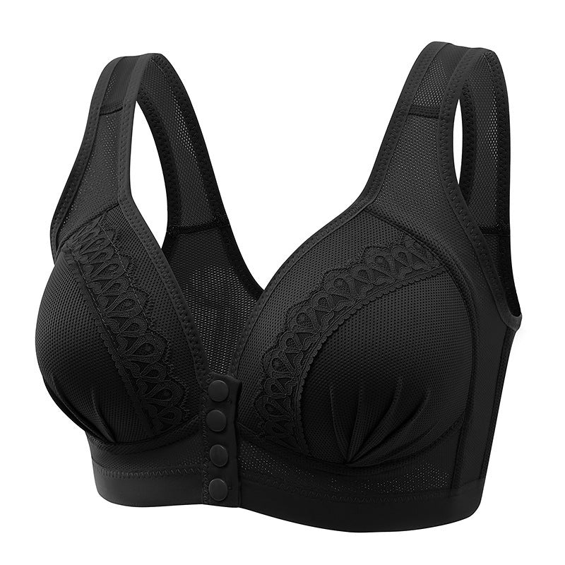 Bras For Women Front Closure Button Bra Wireless Bralette Push Up Brassiere Bra Tube Top Vest Underwear Ooho
