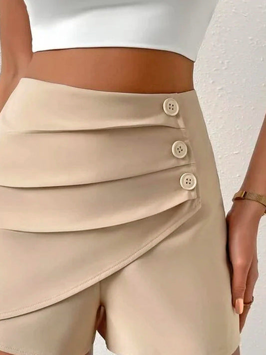 Chic Slim-Fit Light Shorts for Commuting – Comfortable & Stylish Ooho