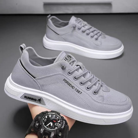 Fashion Canvas Flats Shoes Casual Versatile Breathable Walking Sports Shoes Low-top Sneakers For Men Ooho