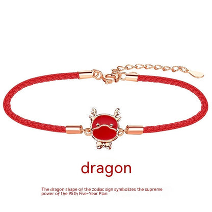 Zodiac Red Rope Bracelet For Women Ooho