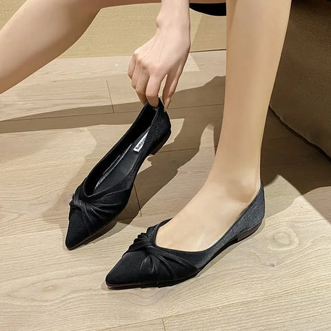 Fashion Pointed Flat Pumps Women Ooho