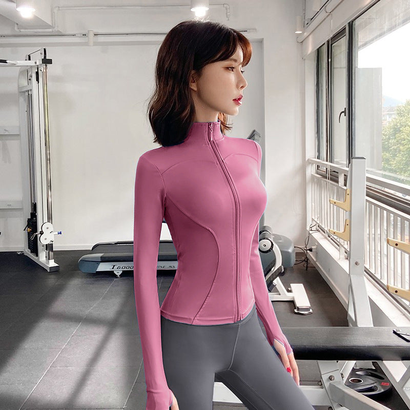 Women’s Summer Sun Protection Yoga Jacket – Lightweight Sports Coat for Outdoor Fitness Ooho