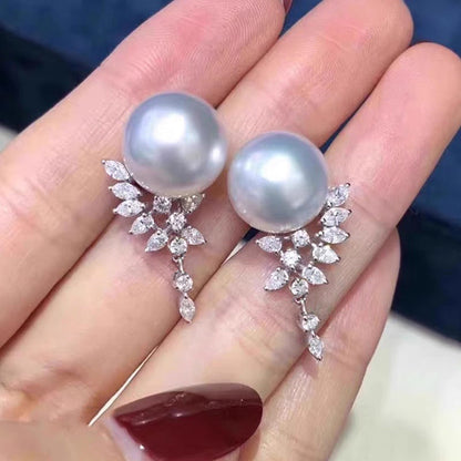 Pearl Earrings For Women Elegant Ooho