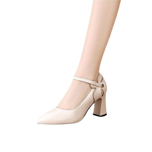 High Heels Women's Fashion Pointed Toe Shallow Mouth Ooho