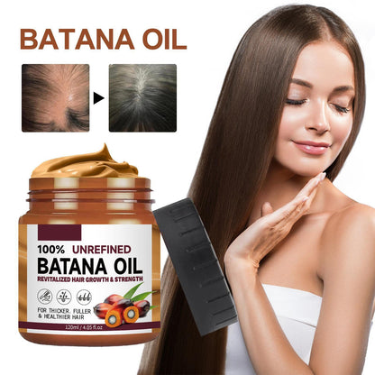 Batana Oil From Honduras - Get Fuller, Thicker, Healthier Hair - Great Gifts For Women  Men Conditioner Haircare Silky - Hair Nutrition Ooho