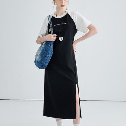 Short Sleeve T-Shirt Dress for Women | Casual Everyday Cotton Dress Ooho