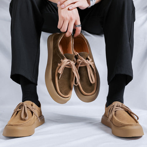 Fashion Suede Casual Low-top Sneakers Ooho