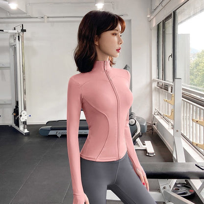Women’s Summer Sun Protection Yoga Jacket – Lightweight Sports Coat for Outdoor Fitness Ooho